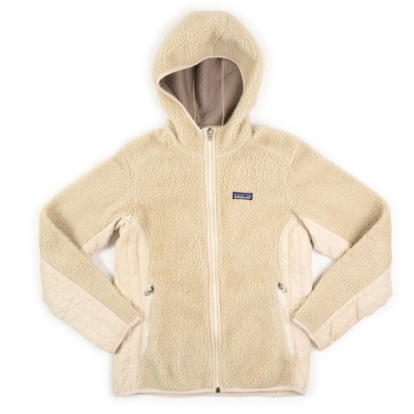 Patagonia Jackets & Blazers - Patagonia quilted/fleece full zip hooded jacket size M